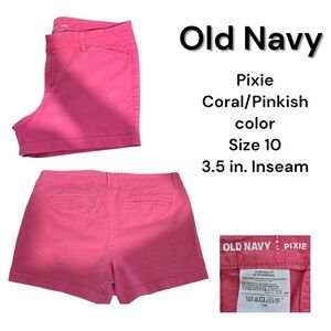 Old Navy Women's Pixie Shorts - Coral Pink